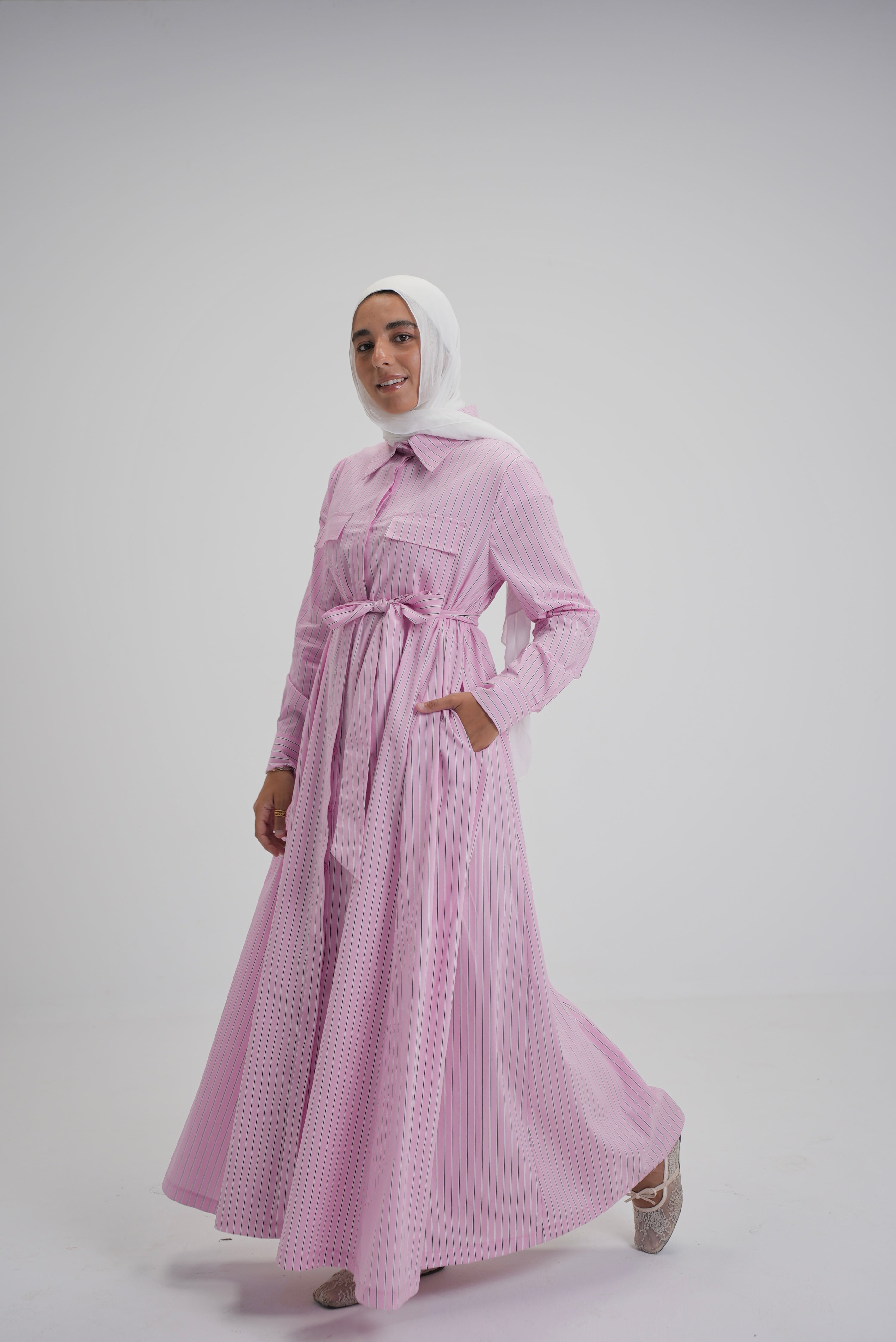 Areej button dress