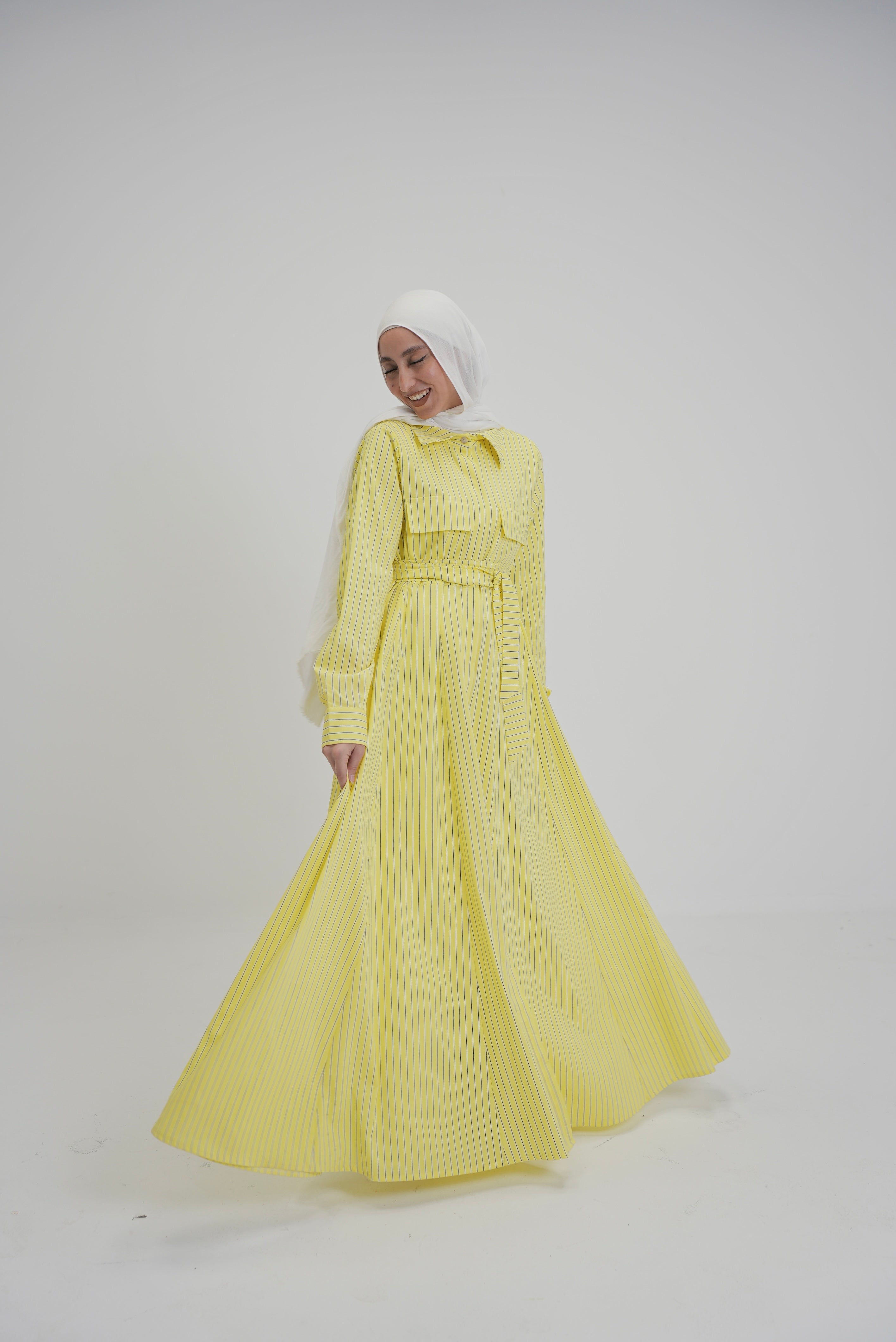 Areej button dress
