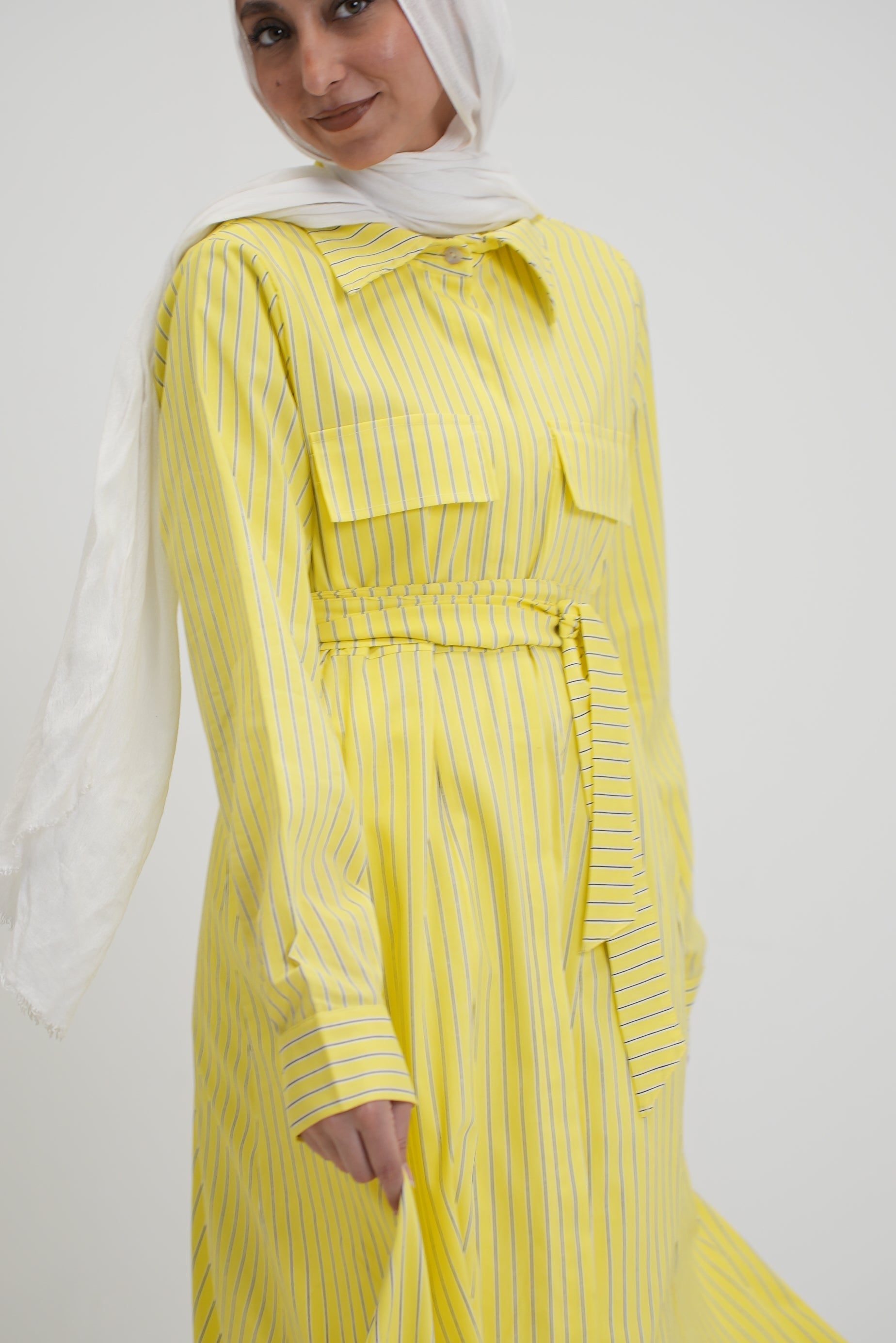 Areej button dress